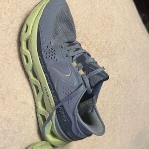 Nike Blue and Lime Athletic Sneakers